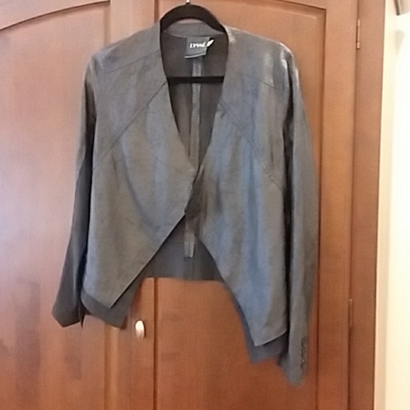 Lysse Drape faux leather jacket XS - Picture 2 of 4